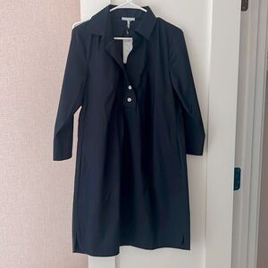 Elegant dark navy Women's Dress by Hinson Wu
